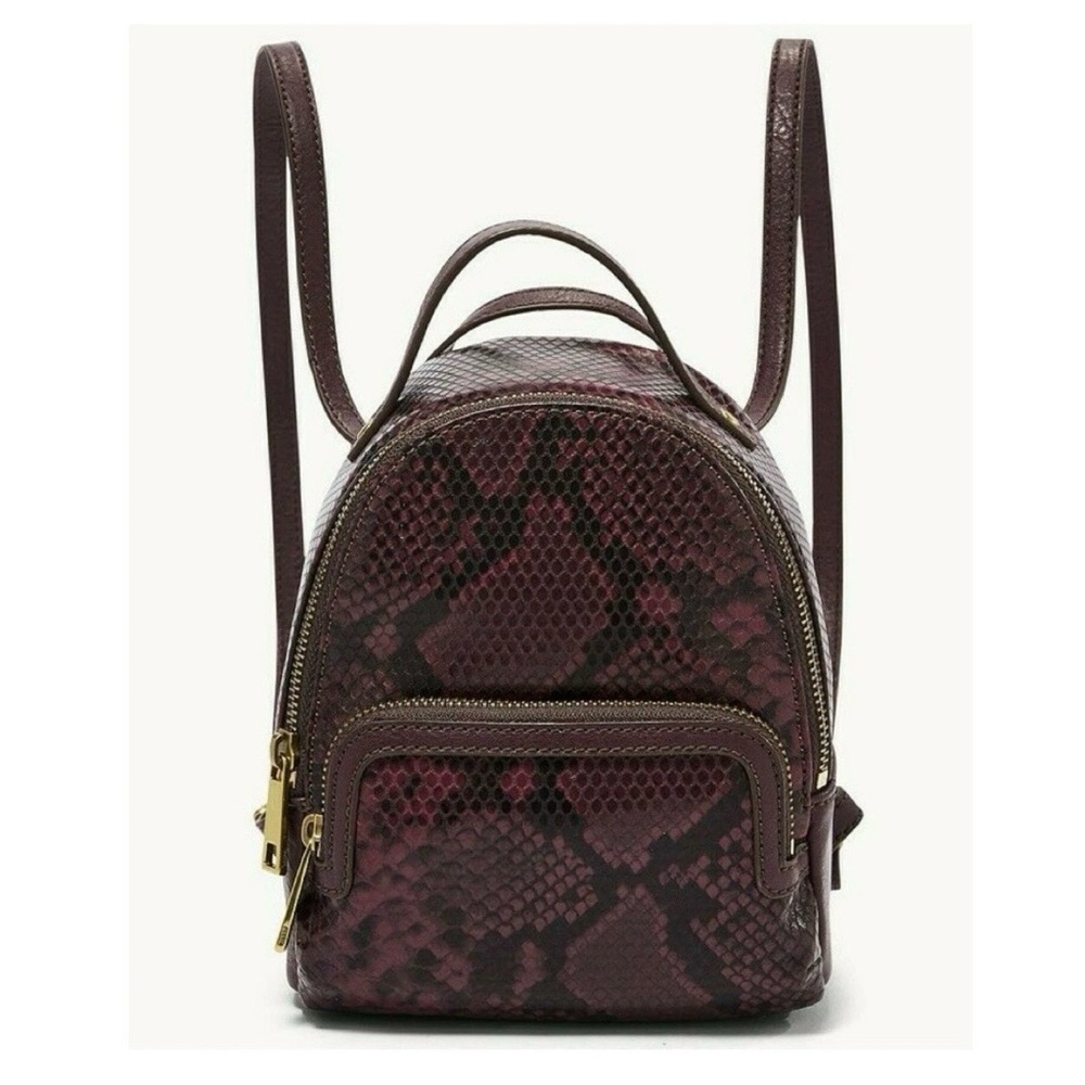 Mini purple backpack